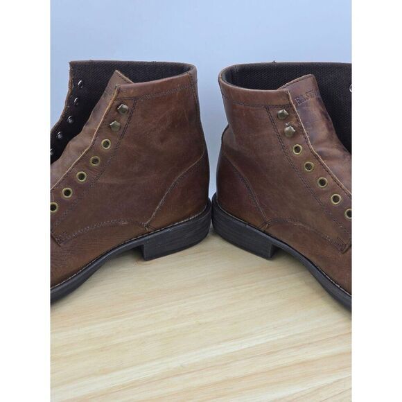 Eastland Porter 1955 Tan Brown Leather Casual Comfort Boots Mens Size 12D